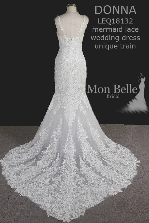 DONNA unique lace mermaid wedding dress