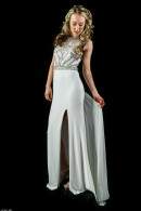 LL2345 beautifully beaded slim-fit ball gown