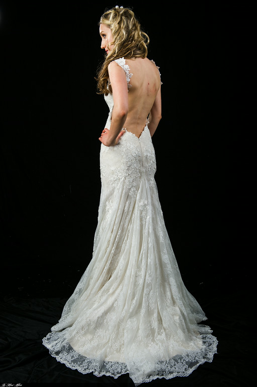 Vintage sheath wedding dress