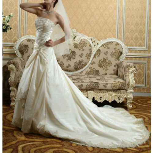 Sparkly Sequin Beaded Mermaid Wedding Dress Mon Belle Bridal 5229