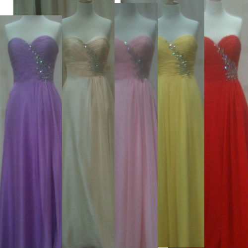 Your evening dress in your favourite color