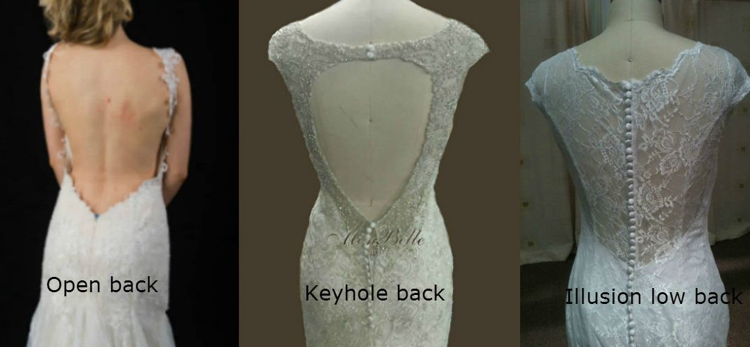 Low Open Back Wedding Dresses