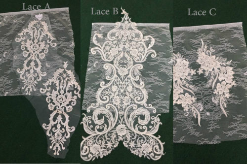 Choice of Lace A B or C